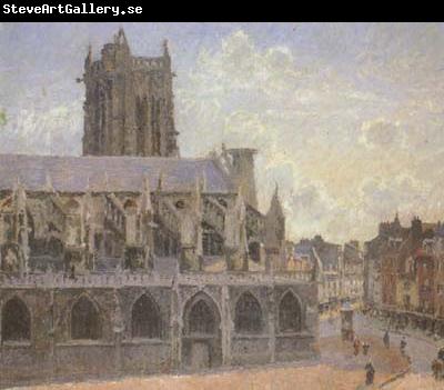Camille Pissaro The Church of St.Jacques at Dieppe (san08)